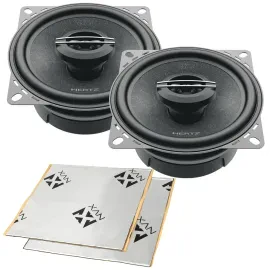 Hertz CX 100 80W RMS 4" 2-Way Coaxial Speakers w/ Sound Damping