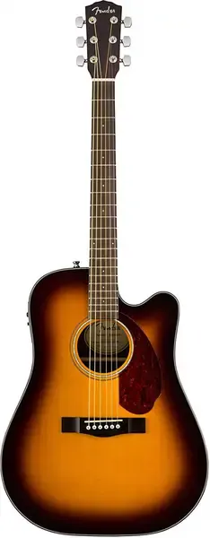 Электроакустическая гитара Fender CD-140SCE Dreadnought Sunburst