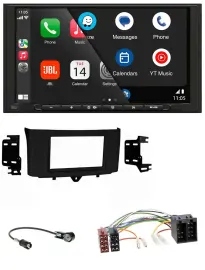 Автомагнитола для Smart ForTwo (2010–2015) JBL 2-DIN DAB Bluetooth USB MP3