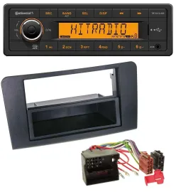 Continental 1DIN USB AUX MP3 Autoradio für Mercedes ML (ab 2006)