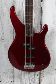 Б/У Бас-гитара Yamaha TRBX174 4-струнная, Double Cutaway, красный металлик