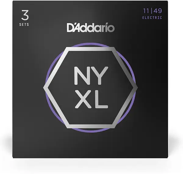 Струны для электрогитары D'Addario NYXL1149 Medium 11-49 (3 комплекта)