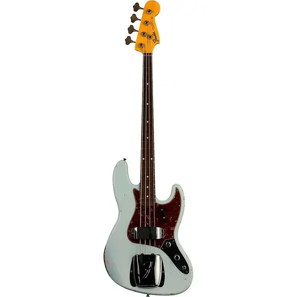 Бас-гитара Fender Custom Shop LE '60 Jazz Bass Relic Super Faded Aged Sonic Blue
