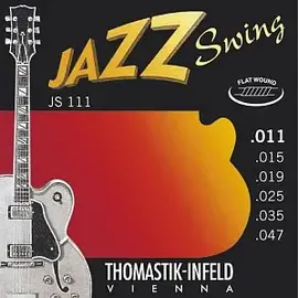 Струны для полуакустических и акустических джаз-гитар Thomastik JS111 Jazz Swing 11-47