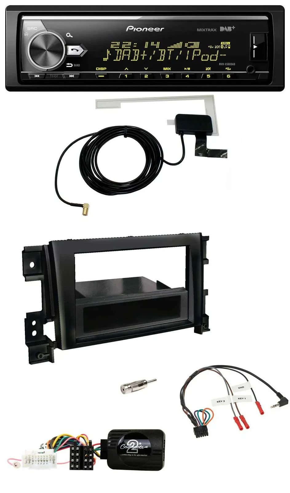 Автомагнитола для Suzuki Grand Vitara 2005–2011 Pioneer Bluetooth, DAB, USB