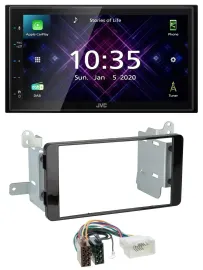 JVC DAB 2DIN MP3 Bluetooth USB Autoradio für Fiat Fullback Mitsubishi L200 ab 20