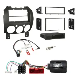 Radioset Lenkradadapter DIN Autoradio für Mazda 2 2007-2014 nur Panasonic OEM