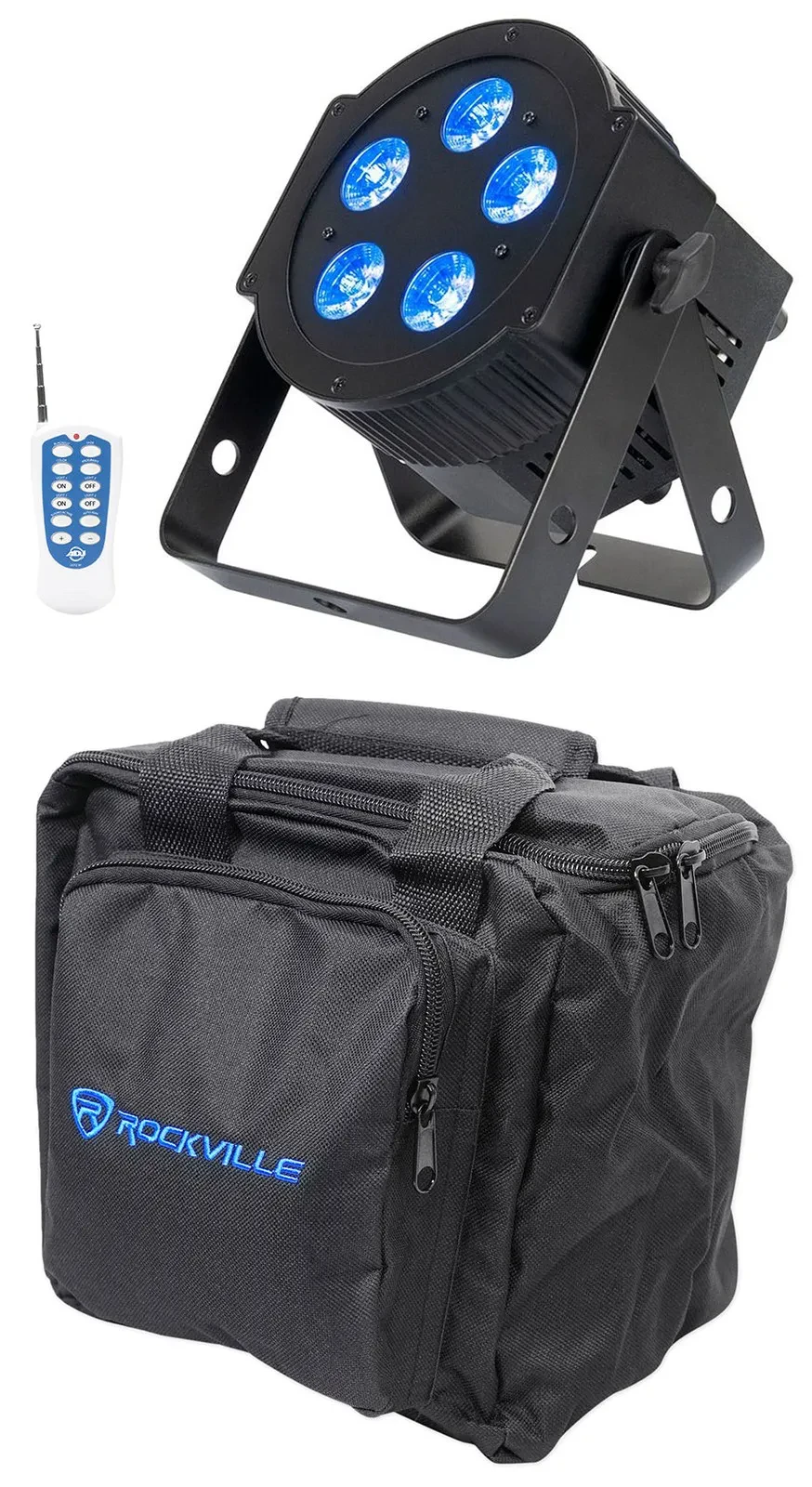 Прибор смены цвета American DJ 5PX HEX RGBAW+UV LED DMX с чехлом и пультом управления