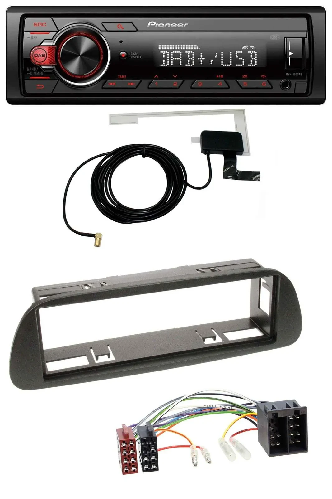 Автомагнитола для Mercedes Sprinter W314 (с 2001) Pioneer 1-DIN, DAB, USB, AUX, MP3