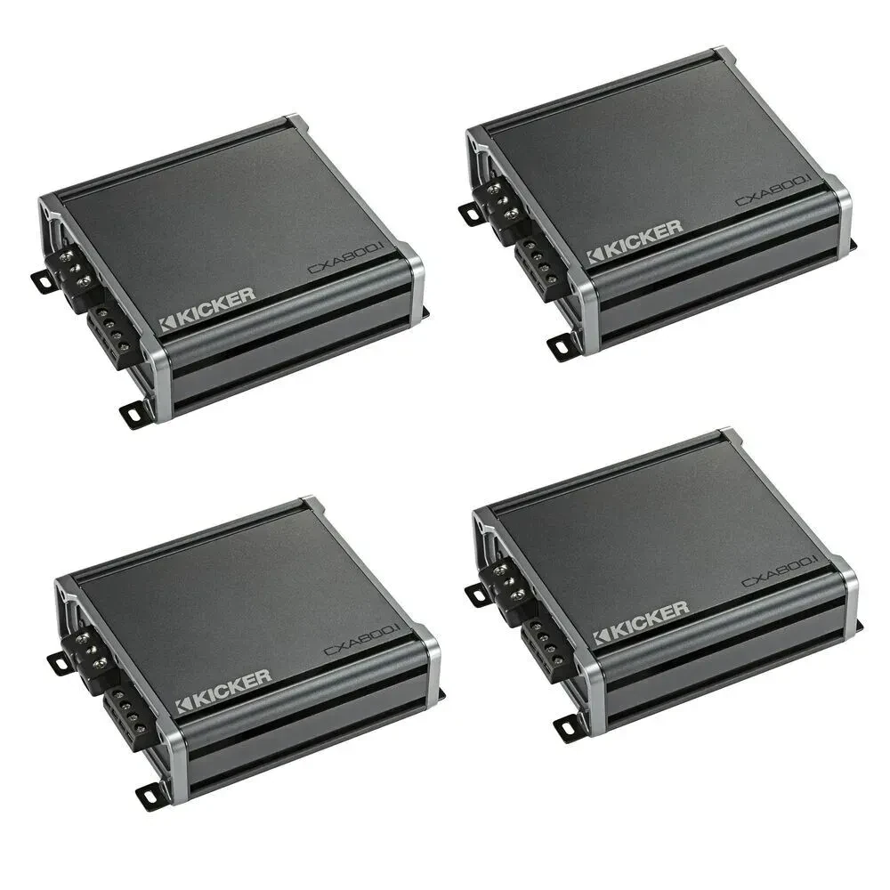 Усилитель мощности для автомобиля Kicker 46CXA8001 CX Series 1-канальный Class-D (набор, 4 шт)