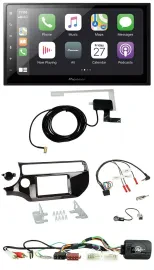 Автомагнитола Pioneer 2DIN, USB, Bluetooth, DAB для Kia Rio UB с 2015