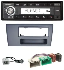 Continental USB 1DIN AUX DAB MP3 Autoradio für Volvo S60 S70 C70 V70 00-03 dunke