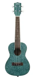 KALA KA-SPRK-AQUA - Sparkle Series Rhapsody In Blue Concert Ukulele, with Bag (U