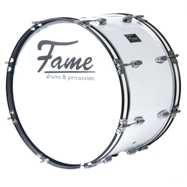 Marching Bass Drum 24"x12" Leicht Hochwertig Tragegurt Beater 7-Lagen Lindenholz