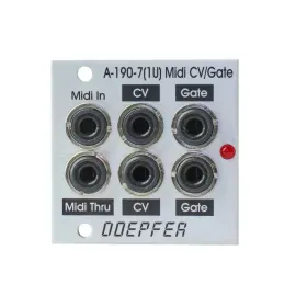 Doepfer A-190-7 1U Micro MIDI-CV/Gate Interface - Interface Modular Synthesizer