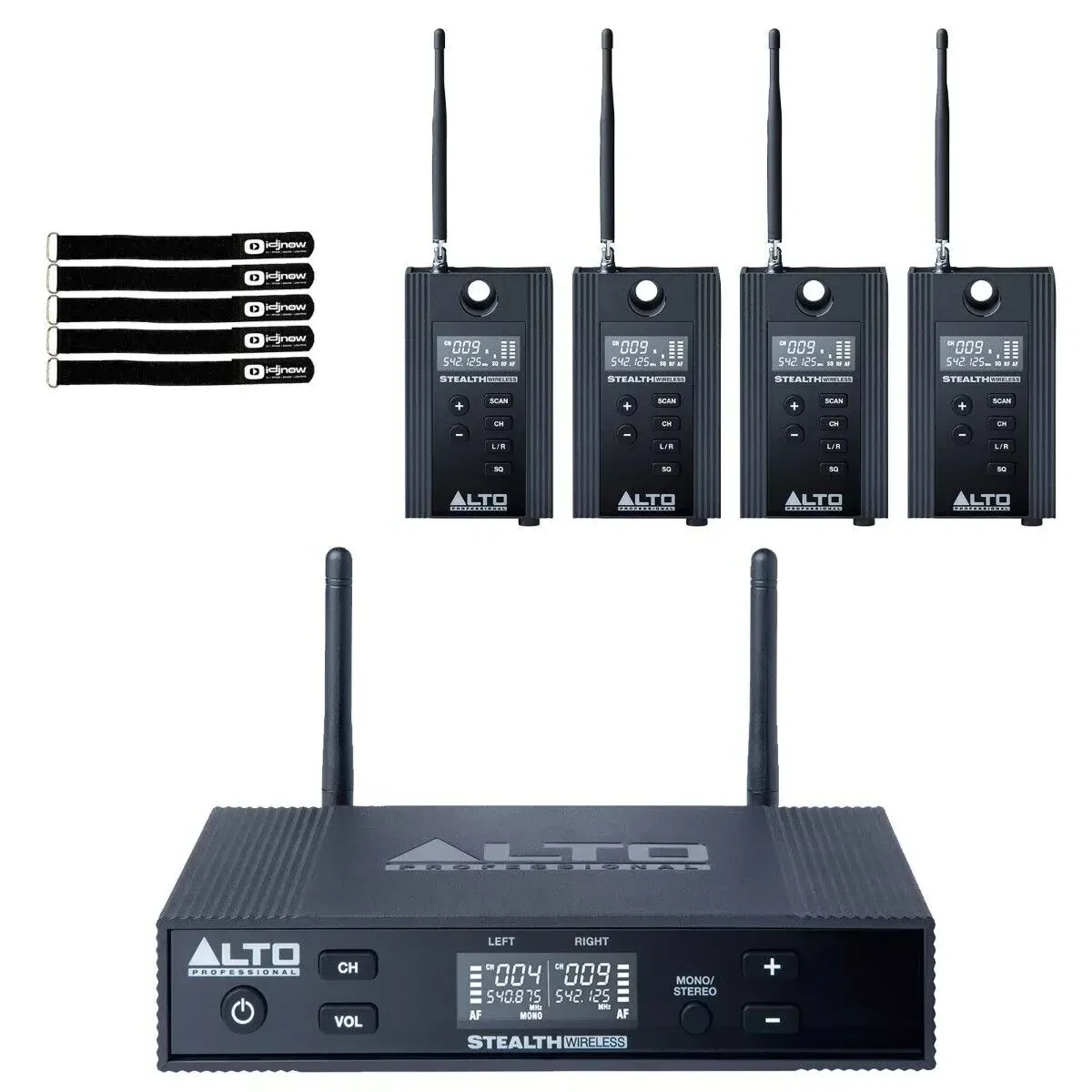 Alto Professional Stealth Wireless MKII Wireless Speaker System w 4 Expanders