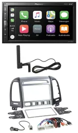 Pioneer USB 2DIN Bluetooth DAB MP3 Autoradio für Hyundai Santa Fe AUX USB 4 Scha