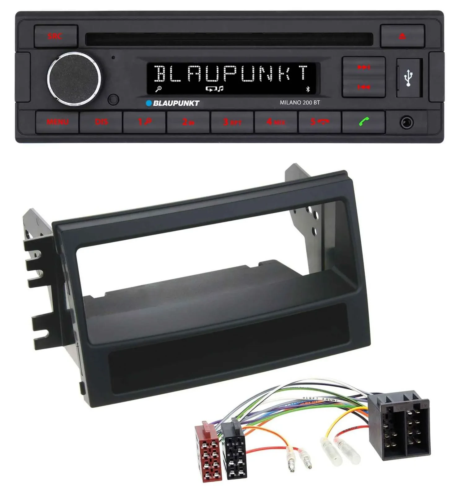 Автомагнитола для Kia Soul (AM, 2008–2011) Blaupunkt MP3, USB, CD, Bluetooth, AUX