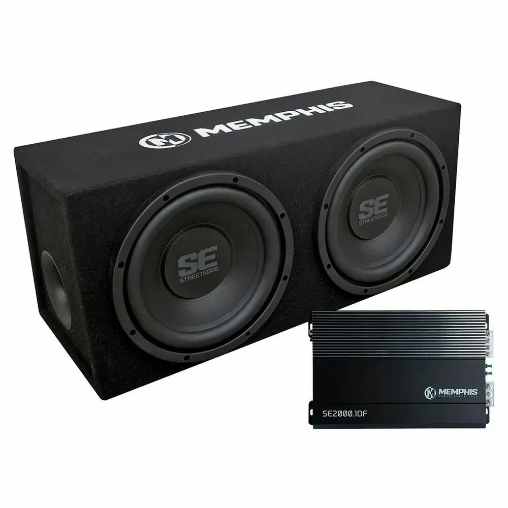 Сабвуфер для авто Memphis SE210 Street Edge 2x10", 400W (набор) с усилителем
