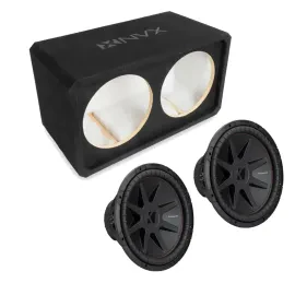 Сабвуфер пассивный NVX NE122S 2x12", закрытый, 3/4" MDF, с CompVR