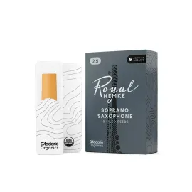 Трости для сопрано-саксофона D'Addario Royal Hemke Organic размер 2.5 (набор, 10 шт.)