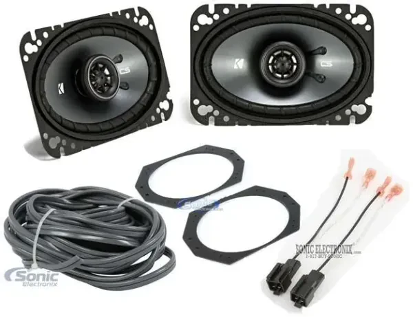 1987 - 1995 Jeep Wrangler YJ Kicker Knee Panel Speaker Replacement + Wire