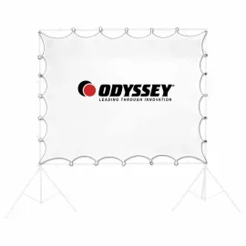 Odyssey LTMVSCREEN3 90" x 60" Projection Screen with 24 Attachments idjnow