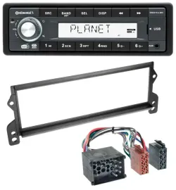 Continental MP3 AUX USB DAB 1DIN Autoradio für Mini (bis 2002, Rundpin)