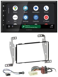 Автомагнитола Kenwood 2 DIN DAB, Bluetooth, USB, MP3 для Nissan Juke (2010–2014)