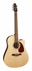 Seagull  Coastline S6 Slim CW Spruce QIT Acoustic/Electric Guitar Natural w/ Gig