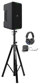 Mackie ShowBox Rechargeable 8" DJ PA Bluetooth Speaker+Mixer+Headphones+Stand