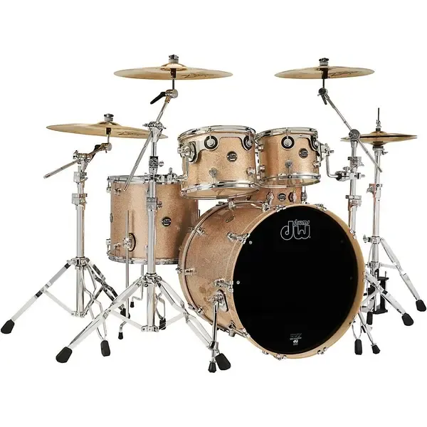 DW 5-Piece Performance Series Shell Pack w/22 in. Bass and Snare Bermuda Sparkle