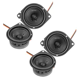 2-Pairs Memphis PRX27 60W Peak 2.75” 2-way Coaxial Car Speakers