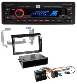 JBL AUX MP3 USB Bluetooth SD Autoradio für Citroen Jumper 06-11 Quadlock piano s