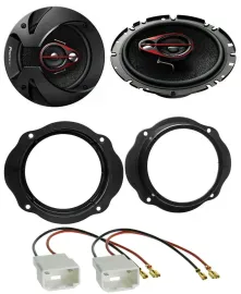 Pioneer 3-Wege 250Watt 16,5cm Lautsprecher für Ford C-Max Fiesta Fronttür Auto B