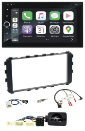 Blaupunkt 2DIN Bluetooth DAB USB DVD Lenkrad Autoradio für Toyota Yaris 06-11 OE