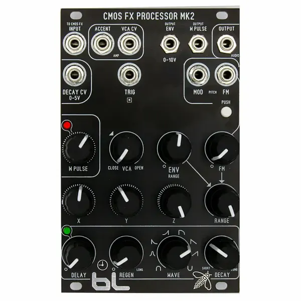 Модульный студийный синтезатор Blue Lantern CMOS FX Processor MK2 Drone Voice Eurorack Module