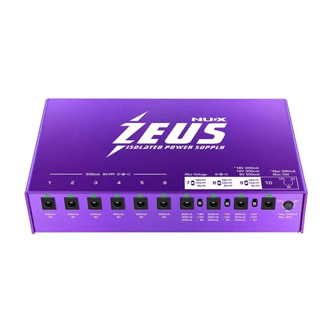 Блок питания для гитарных педалей Nux Zeus