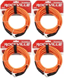 Коммутационный кабель Rockville RCXMB30-O Orange 9.1 м (4 штуки)