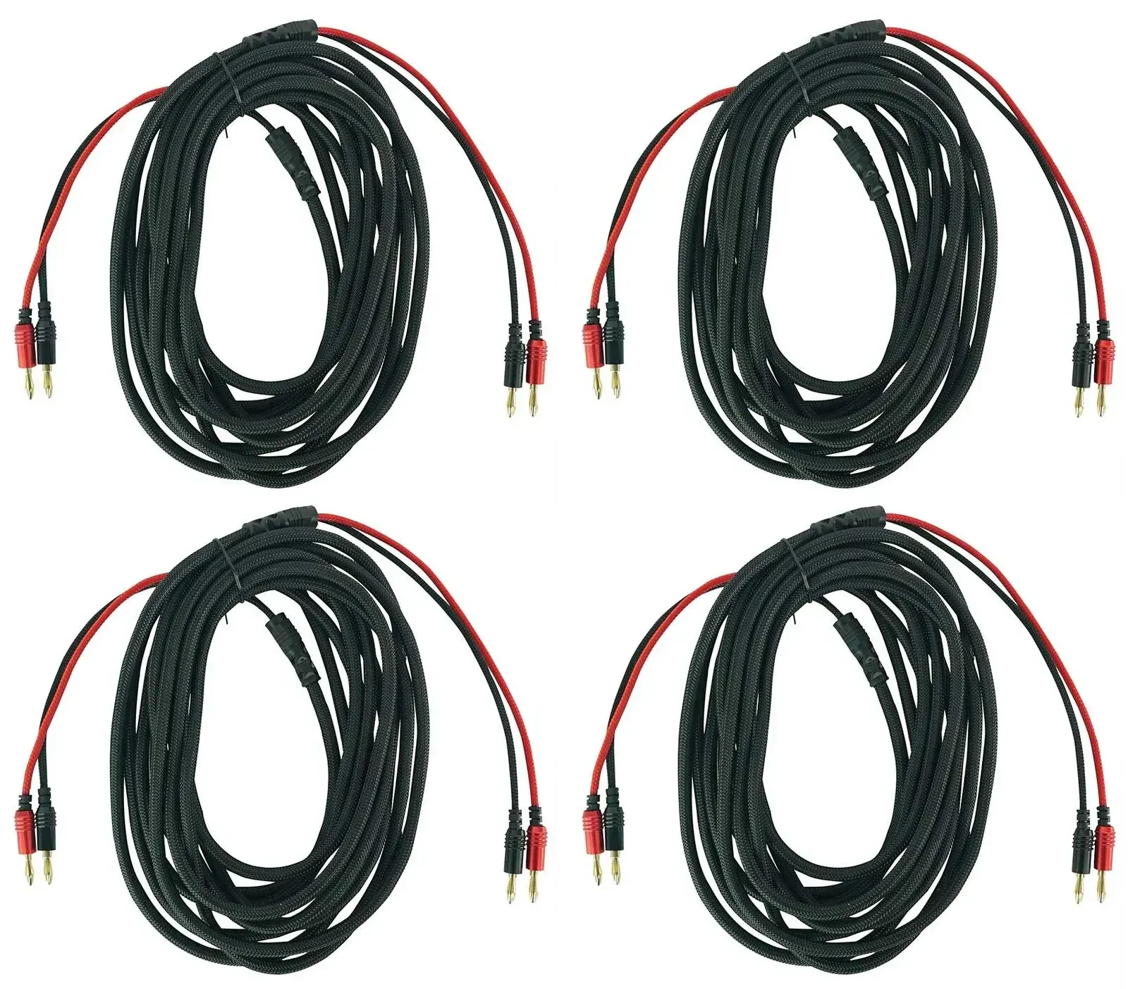 Коммутационный кабель Rockville BN20 Black 6 м (4 штуки)