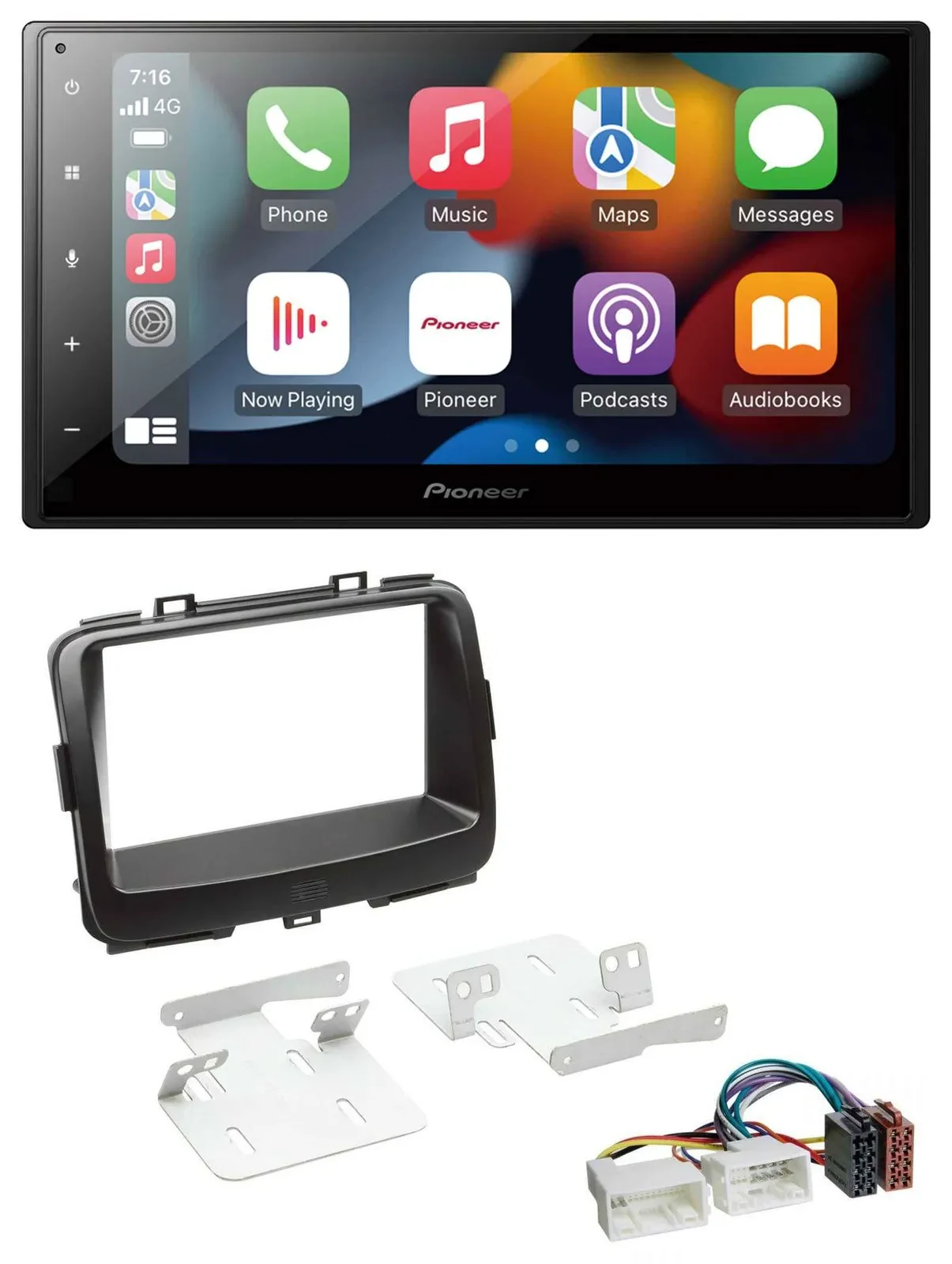 Pioneer DAB Bluetooth 2DIN USB MP3 Autoradio für Kia Carens 4 RP ab 2013