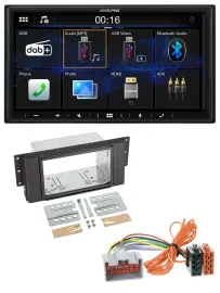 Alpine Bluetooth 2DIN MP3 DAB USB Autoradio für Land Rover Free Lander 11-12