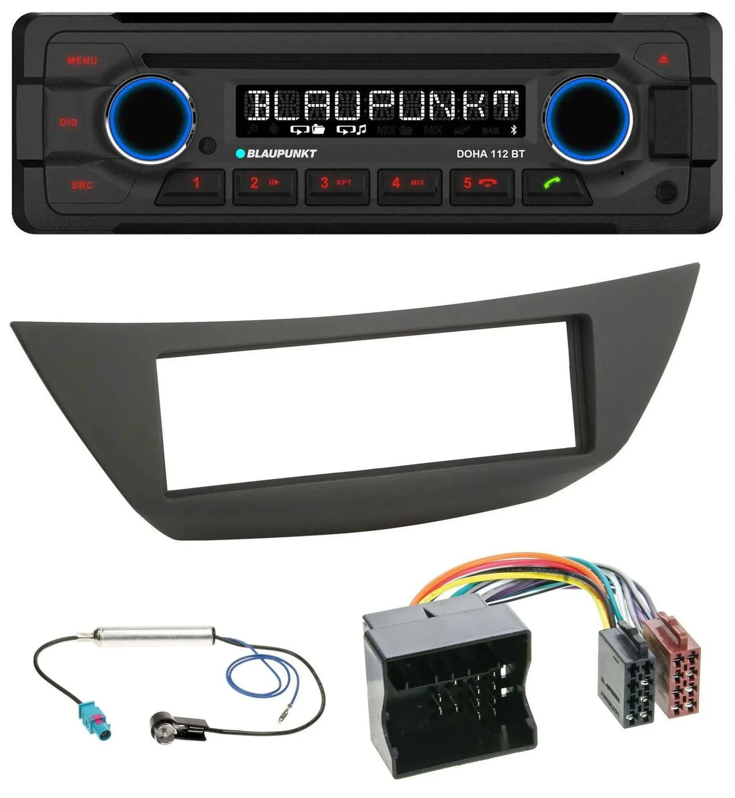 Blaupunkt AUX MP3 CD Bluetooth USB Autoradio für Renault Laguna 3 (ab 2008)