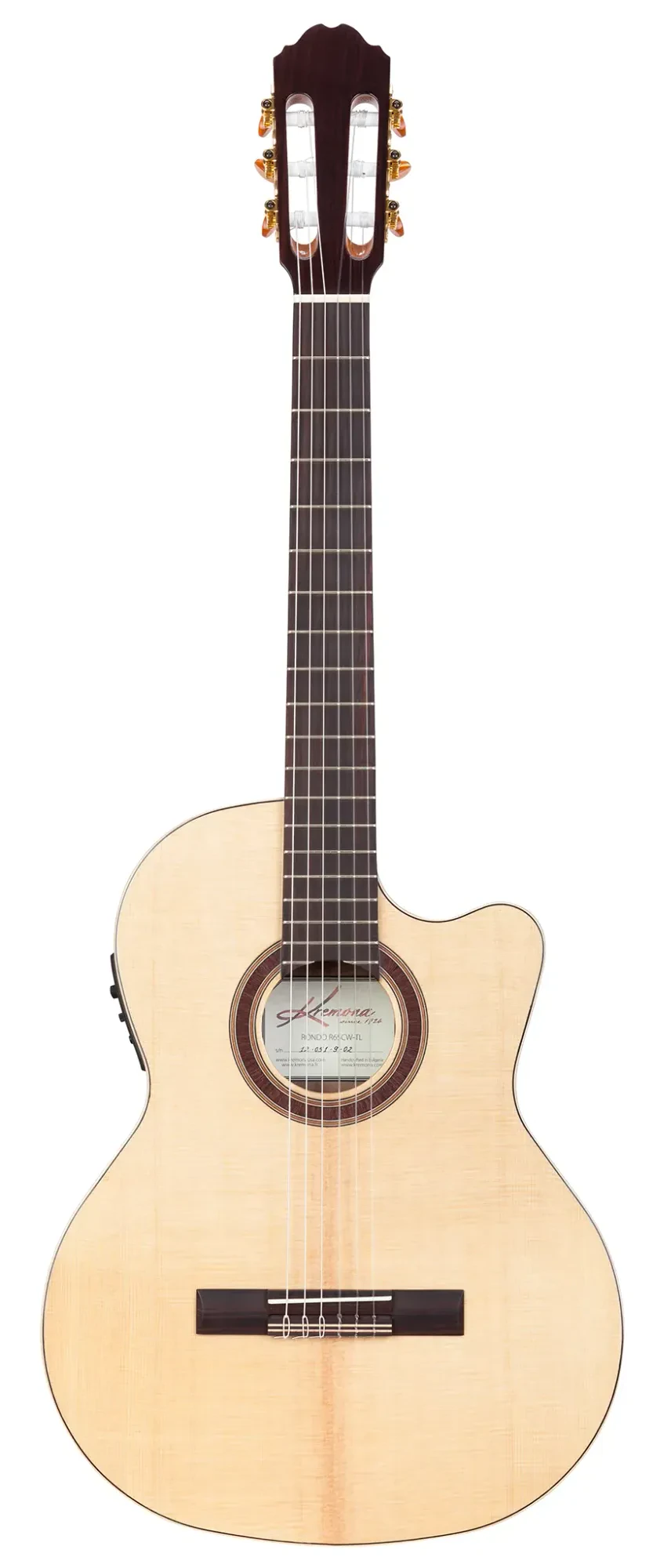 Классическая гитара с подключением Kremona R65CW-TL Performer Series Rondo Natural