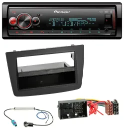 Pioneer Bluetooth USB MP3 DAB Autoradio für Alfa Romeo Mito 955 ab 14 schwarz