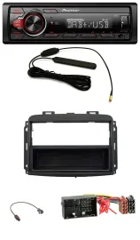 Pioneer MP3 DAB 1DIN AUX USB Autoradio für Fiat 500 L (ab 2012)