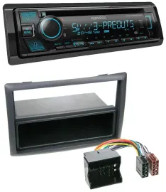 Автомагнитола Kenwood Bluetooth, USB, CD, MP3, DAB для Renault Megane (2009–2010)