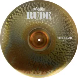 Тарелка барабанная Paiste 17" Rude Thin Crash