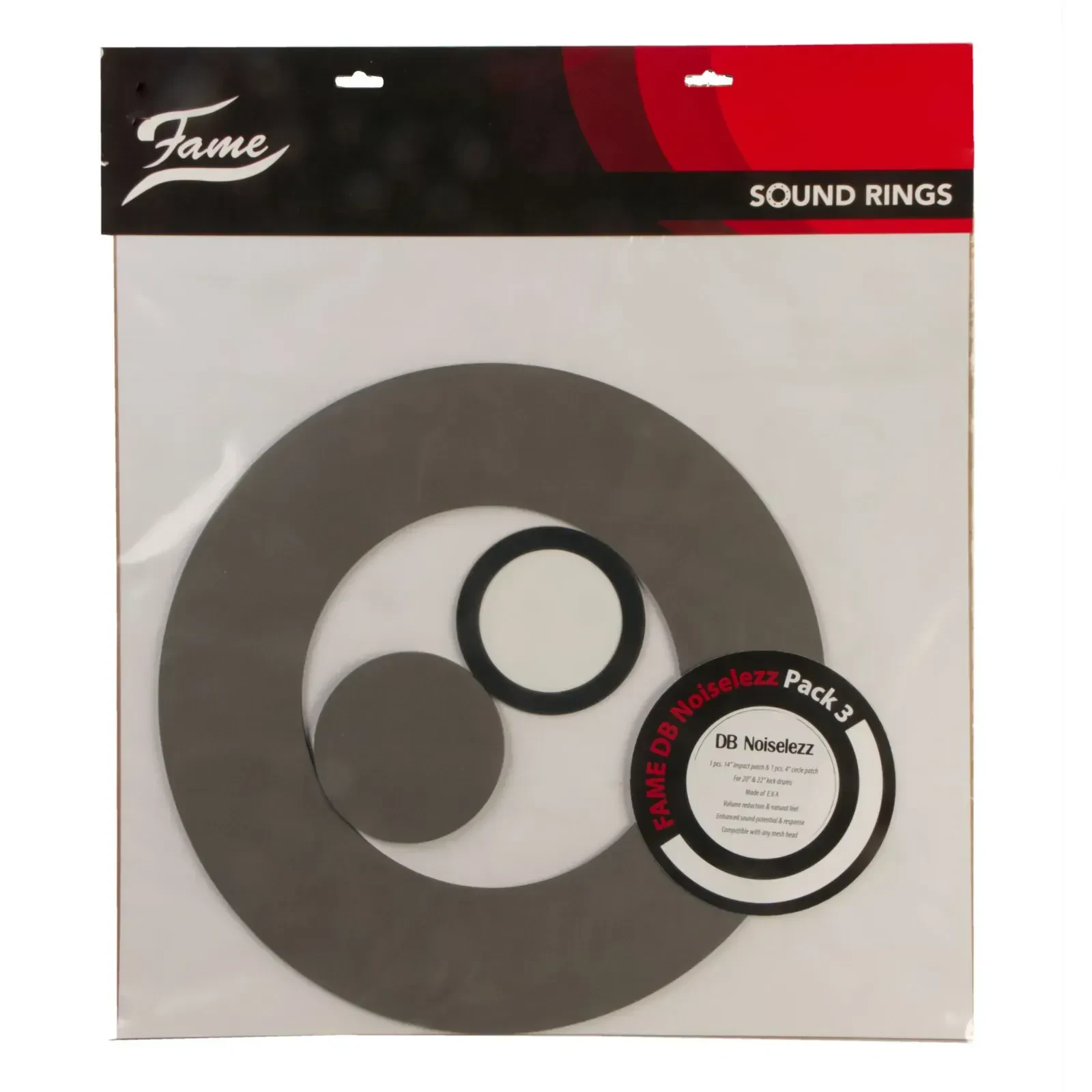 Демпфер для барабана Fame Audio DB Noiselezz Pack 3