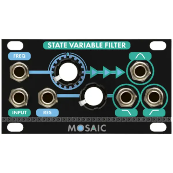 Модульный студийный синтезатор Mosaic SVF State Variable Filter